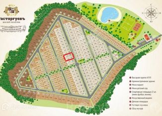 Продам земельный участок, 10.26 сот., коттеджный посёлок Расторгуевъ, Главный проспект, 20