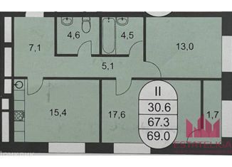 Продам двухкомнатную квартиру, 72 м2, Москва, ЖК Зиларт, улица Архитектора Щусева, 2к2