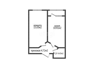 Продается однокомнатная квартира, 35.9 м2, Краснодар, улица имени Мусоргского М.П., 26к2