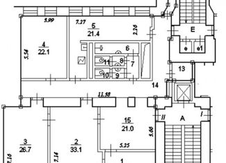 Сдача в аренду офиса, 185.9 м2, Москва, Покровский бульвар, 4/17с1, Покровский бульвар