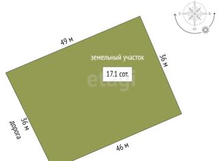 Участок на продажу, 17.1 сот., деревня Молчанова