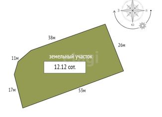 Земельный участок на продажу, 12.12 сот., деревня Кискелово