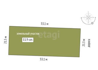 Продается земельный участок, 11.9 сот., село Антипино