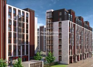 Продается 2-ком. квартира, 44.5 м2, Санкт-Петербург, улица Александра Матросова, 3, ЖК Притяжение