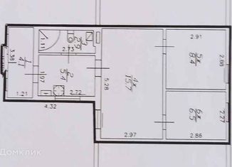 Продам 3-ком. квартиру, 43 м2, поселок Владимирово, Кирпичная улица, 6