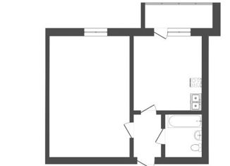 Продается 1-ком. квартира, 49 м2, деревня Дударева, Академический проезд, 9