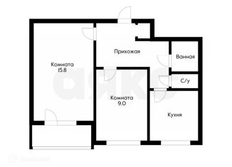 Продажа 2-комнатной квартиры, 43 м2, Москва, метро Сходненская, улица Свободы, 73к1