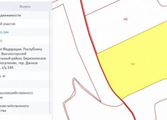 Продается земельный участок, 1590 сот., посёлок Дачное, Центральная улица, 31