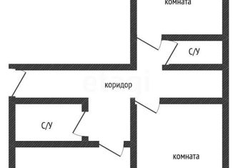 Продается двухкомнатная квартира, 60.1 м2, Краснодар, улица Евгении Жигуленко, 13