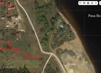 Продажа земельного участка, 10 сот., выселок Васильевка, Прибрежная улица