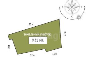 Земельный участок на продажу, 9.31 сот., посёлок Солонцы, 4-я улица, 13
