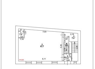 Сдаю в аренду офис, 245 м2, рабочий поселок Большое Козино, Вокзальная улица, 12
