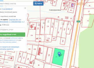 Участок на продажу, 50 сот., деревня Самохваловка