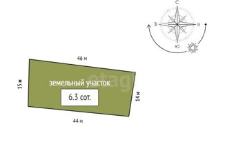 Продажа земельного участка, 6.3 сот., Красноярский край