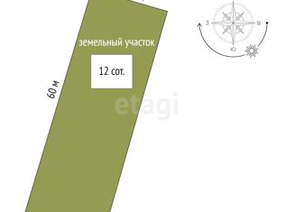 Продается земельный участок, 12 сот., садоводческий потребительский кооператив Родничок, Мостовая улица