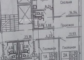 2-ком. квартира на продажу, 63.1 м2, Чувашия, проспект Геннадия Айги, 14