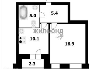 Продается однокомнатная квартира, 31.7 м2, Новосибирск, ЖК Дежнёв, улица имени генерал-майора А.Н. Рожкина, 14