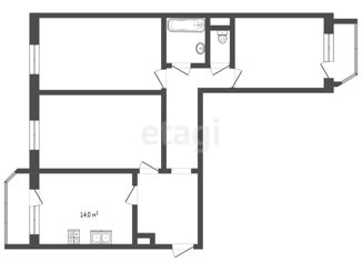 Продается 3-ком. квартира, 91.1 м2, Тюмень, ЖК Колумб, улица Первооткрывателей, 14