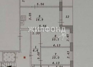 Продается 4-комнатная квартира, 69.1 м2, Новосибирск, улица Кропоткина, 132/1, метро Маршала Покрышкина