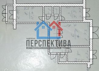 Продается 3-комнатная квартира, 71.8 м2, село Малая Зоркальцева, переулок Учителей, 7