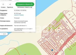 Продажа земельного участка, 4.1 сот., село Сухая