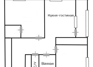 2-комнатная квартира на продажу, 71.3 м2, Москва, Кронштадтский бульвар, 6к1, метро Водный стадион
