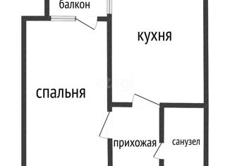 Продажа 1-комнатной квартиры, 39 м2, Краснодар, Московская улица, 158/3, ЖК Лучезарный