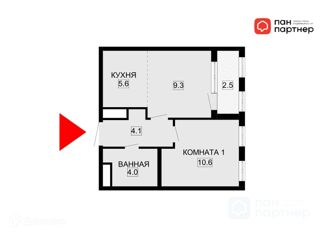 Продается однокомнатная квартира, 35 м2, Санкт-Петербург, метро Приморская, улица Челюскина, 6