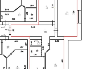 Продается 4-комнатная квартира, 88.6 м2, Тамбов, улица Рылеева, 46