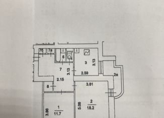 Продаю 2-ком. квартиру, 53.8 м2, Москва, улица Барболина, 8, улица Барболина