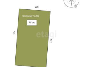 Продается участок, 7.9 сот., Мирновское сельское поселение