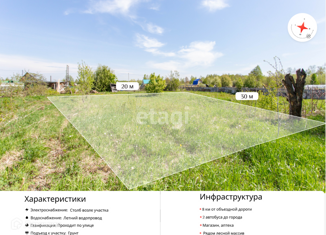 Продажа участка, 6.75 сот., садоводческое товарищество Родничок-2