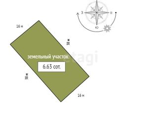 Продажа земельного участка, 6.63 сот., поселок Усть-Мана, Комсомольская улица