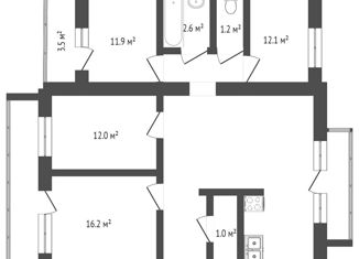 Продажа 5-комнатной квартиры, 109.7 м2, Комсомольск-на-Амуре, проспект Первостроителей, 41