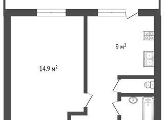 Продается 1-комнатная квартира, 33.2 м2, Мурино, ЖК Северный, улица Шоссе в Лаврики, 72к3