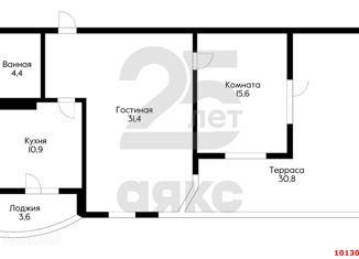 Продам 2-ком. квартиру, 107 м2, Краснодар, улица Бабушкина, 295, улица Бабушкина