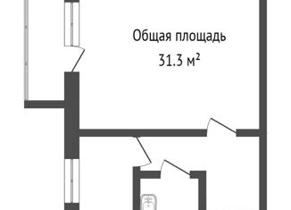 Аренда 1-комнатной квартиры, 30.7 м2, Липецк, улица Зегеля, 44, Советский район
