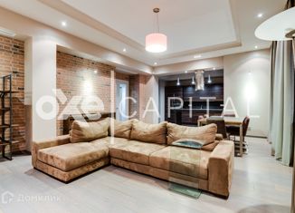 Сдам трехкомнатную квартиру, 130 м2, Москва, улица Серафимовича, 2, метро Кропоткинская