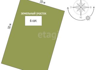 Продается участок, 6 сот., садоводческий потребительский кооператив Родничок, Булганакская улица