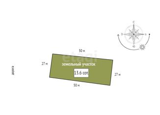 Продажа участка, 13.6 сот., село Сухобузимское, Комсомольская улица