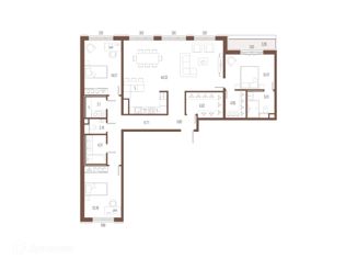 Продажа 3-ком. квартиры, 127.92 м2, Санкт-Петербург, улица Стахановцев, 1, улица Стахановцев