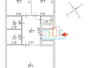 Продам 3-ком. квартиру, 90 м2, Москва, проспект Лихачёва, 12к4, метро Технопарк