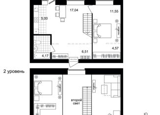 Продаю 4-ком. квартиру, 66.9 м2, Берёзовский, улица Жильцова