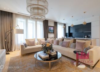 Трехкомнатная квартира на продажу, 153.3 м2, Москва, улица Плющиха, 37, улица Плющиха