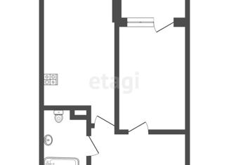 Продам 1-комнатную квартиру, 36 м2, Омская область, Заозёрная улица, 21