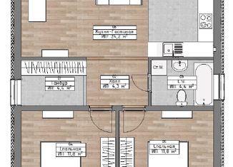 Дом на продажу, 60 м2, село Приютово, Оренбургская улица