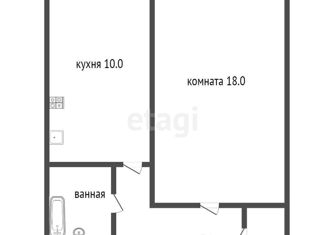Продажа 1-комнатной квартиры, 39.2 м2, Санкт-Петербург, Комендантский проспект, 17к2