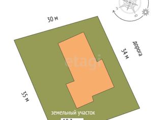 Продам дом, 212.5 м2, село Кулаково, Финиковая улица