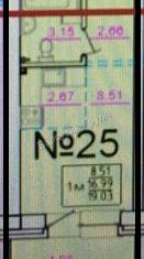 Продам 1-ком. квартиру, 24.5 м2, рабочий поселок Маркова, микрорайон Берёзовый, 249