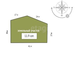 Земельный участок на продажу, 11.9 сот., городское поселение Емельяново